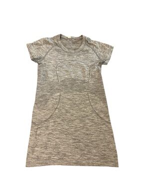 lululemon athletica Heathered Gray Swiftly Short Sleeve Athletic shirt